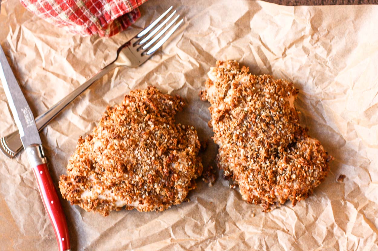 sprouted grain chicken cutlets