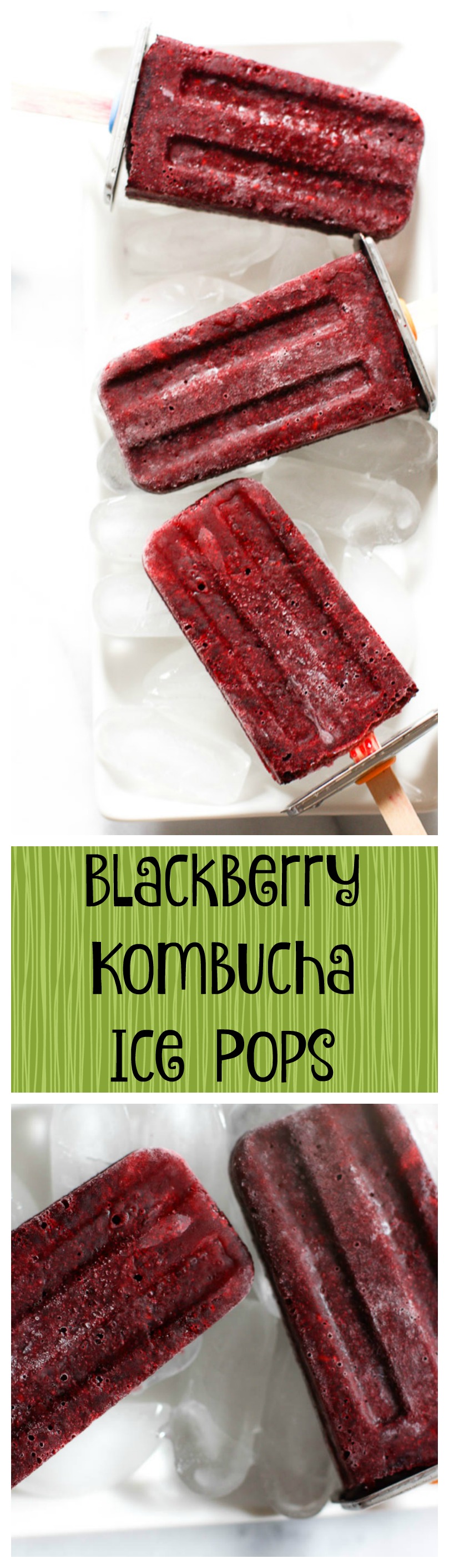 blackberry kombucha ice pops