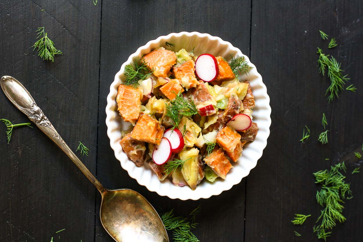 healthy sweet potato salad