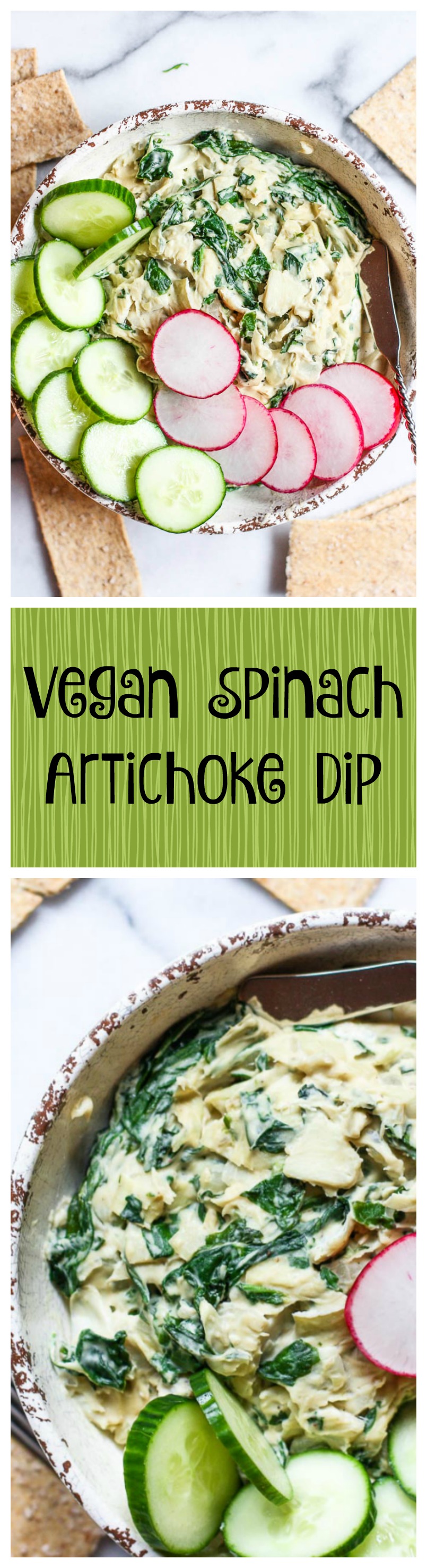 vegan spinach artichoke dip