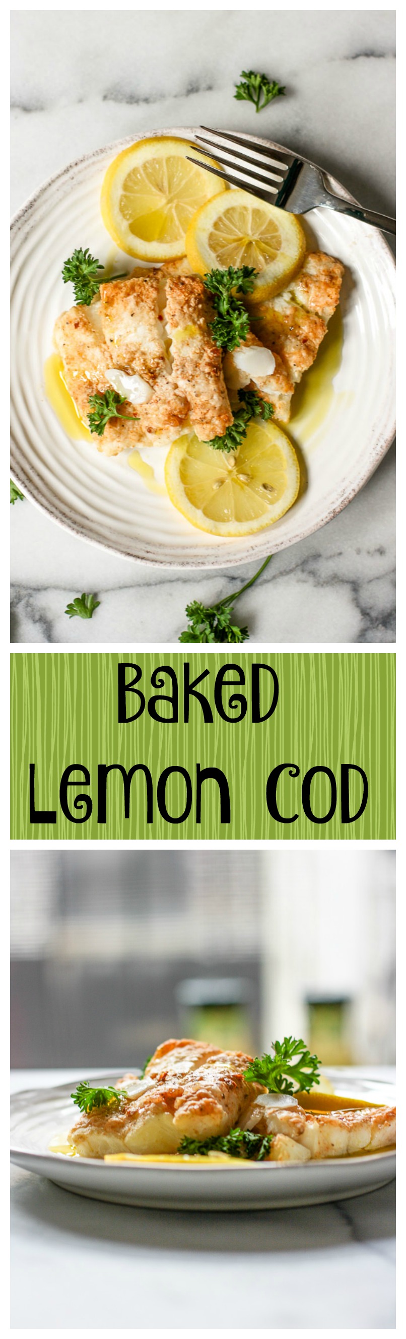 baked lemon cod