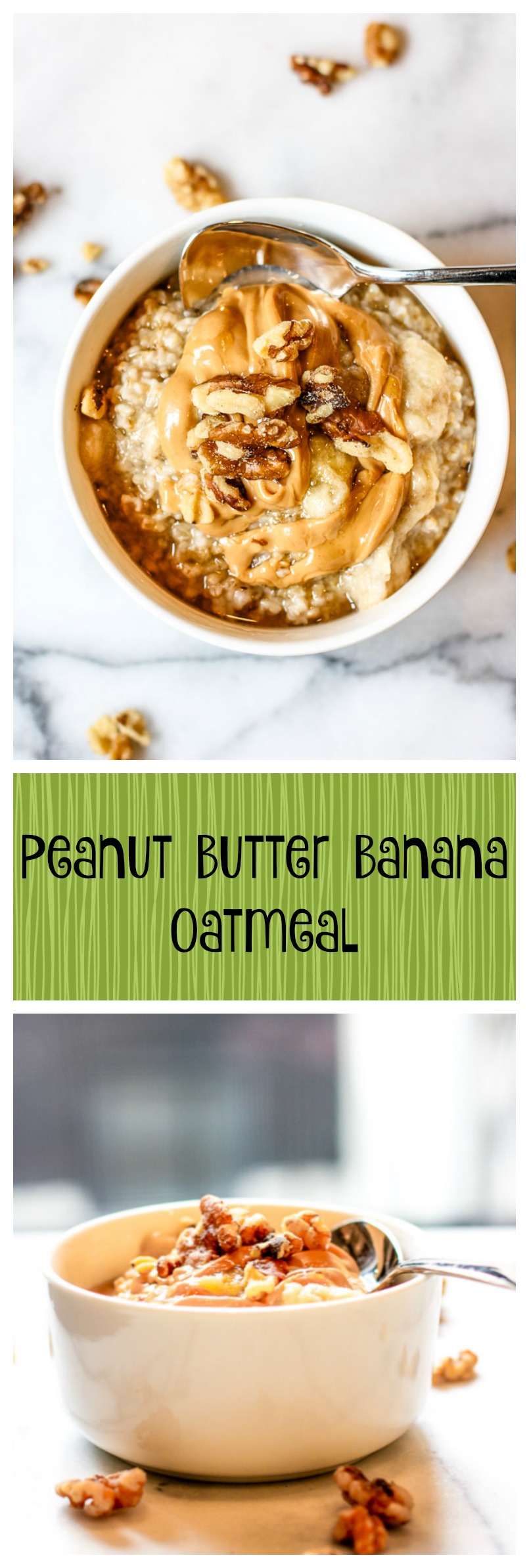 peanut butter banana oatmeal