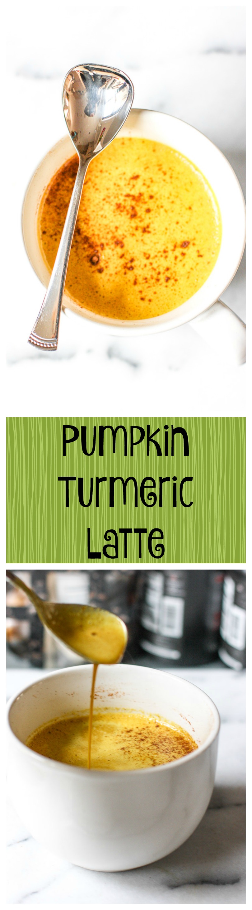 pumpkin turmeric latte