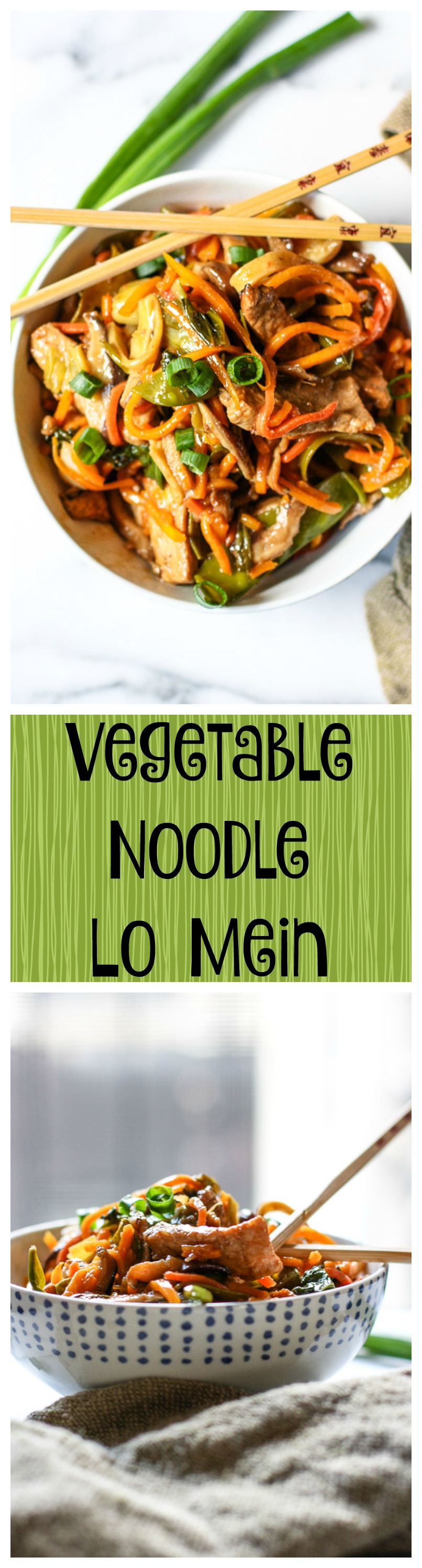 vegetable noodle lo mein